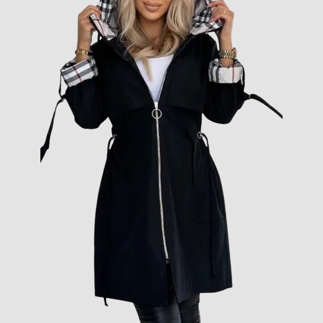 Bertrande | Manteau Imperméable Zippé