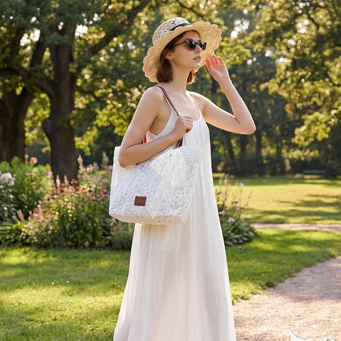 Peicees | Sac Épaule en Dentelle