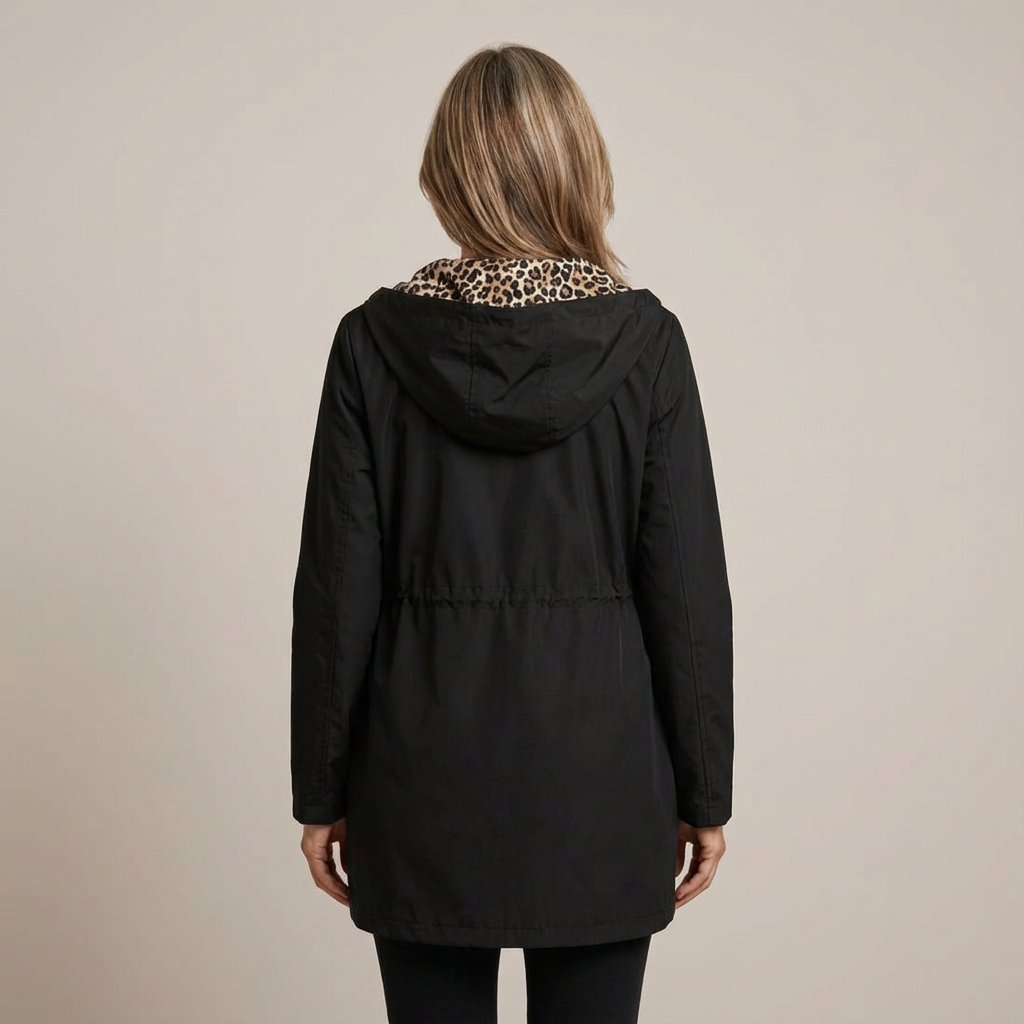 Nicolette | Manteau Réversible à Capuche