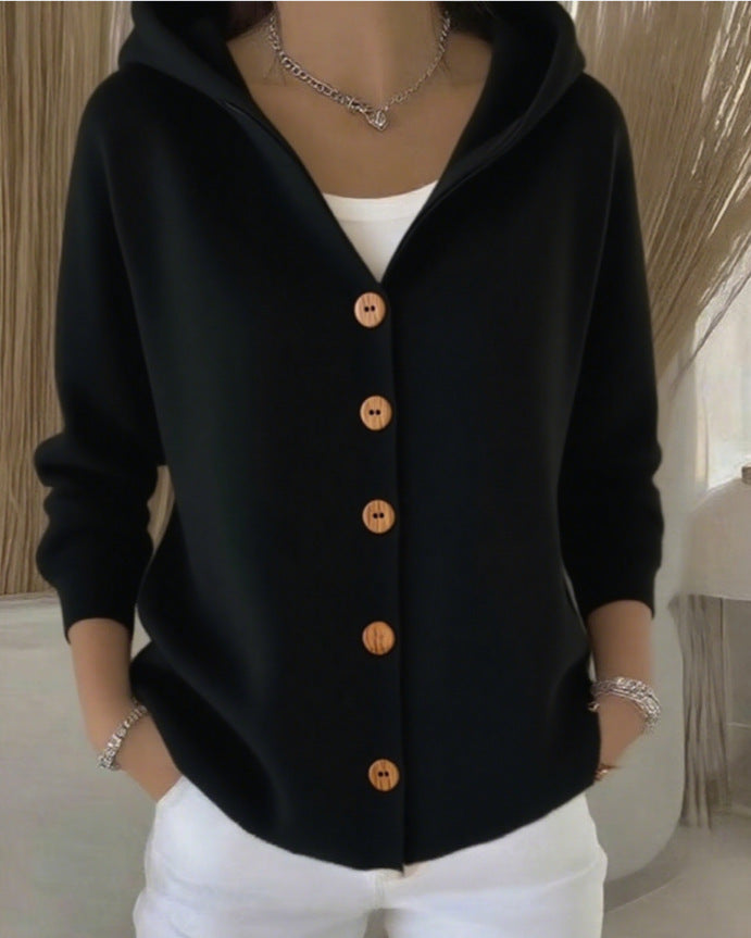 Rosalie | Veste en Maille à Capuche