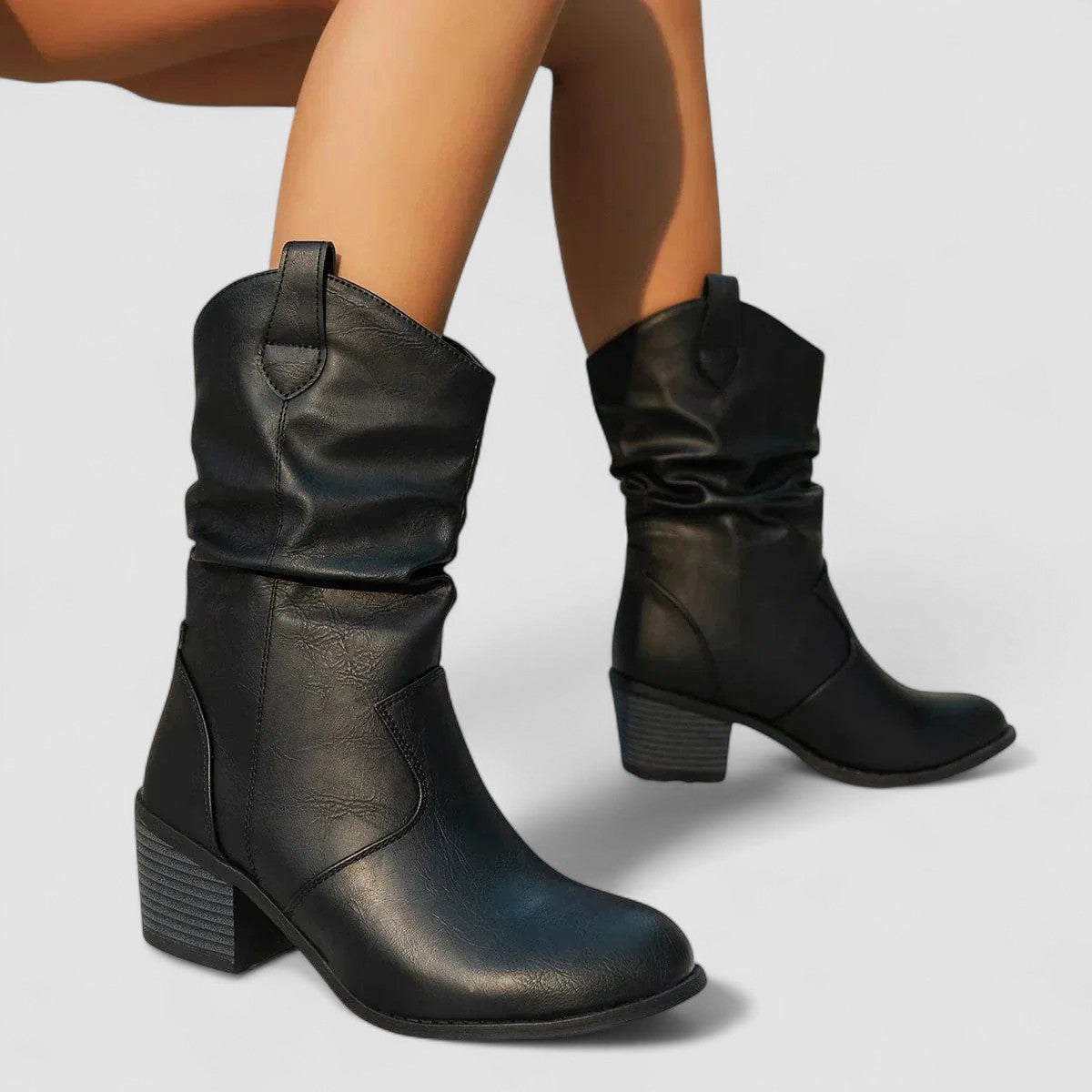 Herminie | Bottines à talons souples