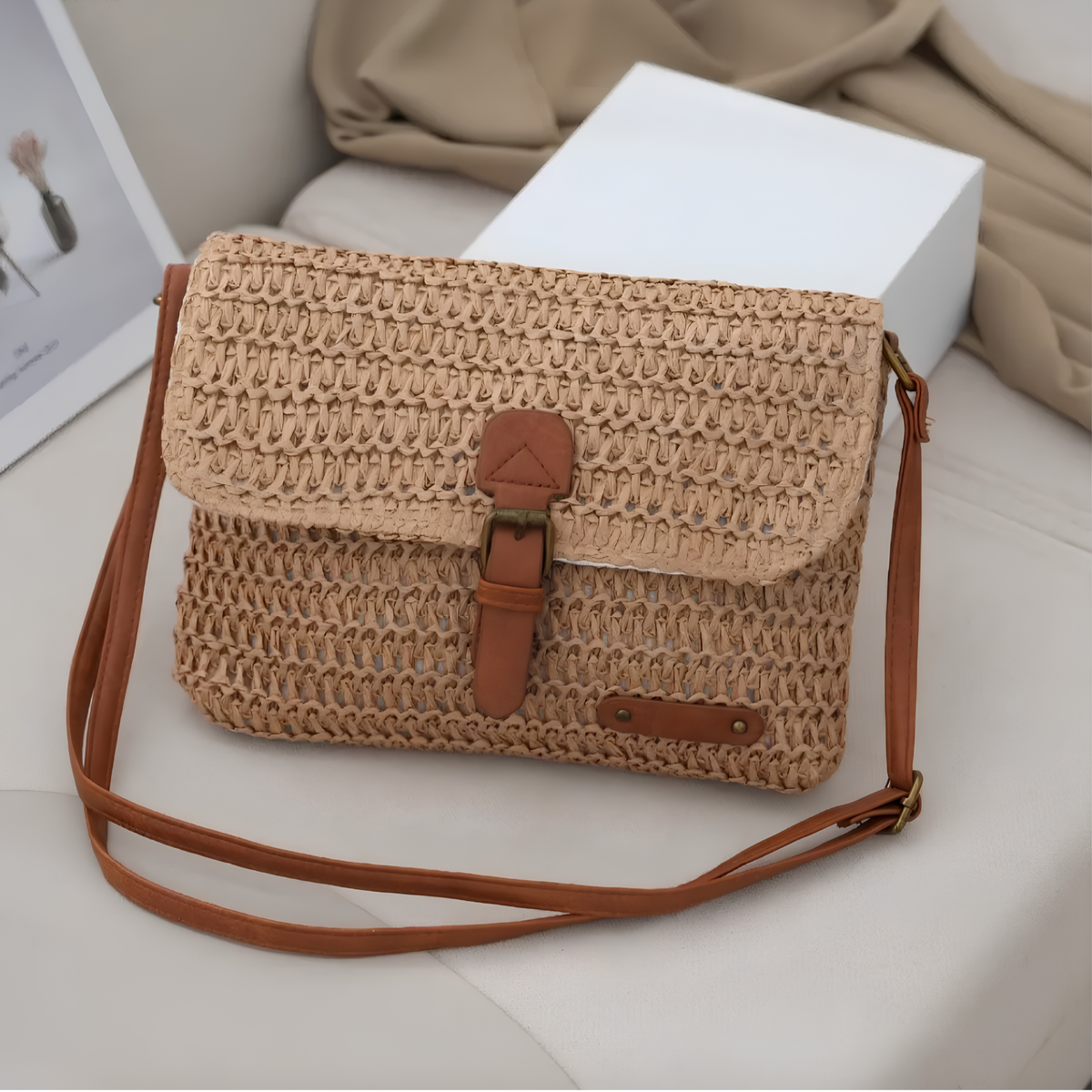 Sac Bandoulière Tissé Emily
