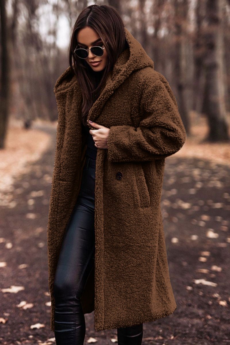 Nolwenn | Veste d'Hiver Élégante Peluche