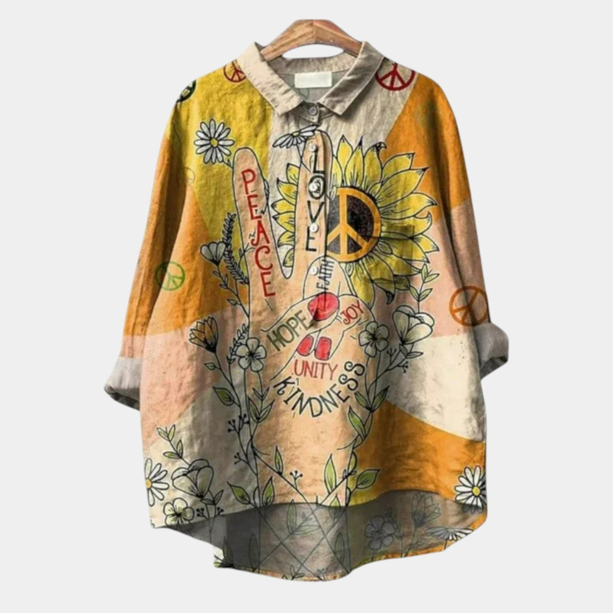 Célosie | Blouse Slogan Tournesol