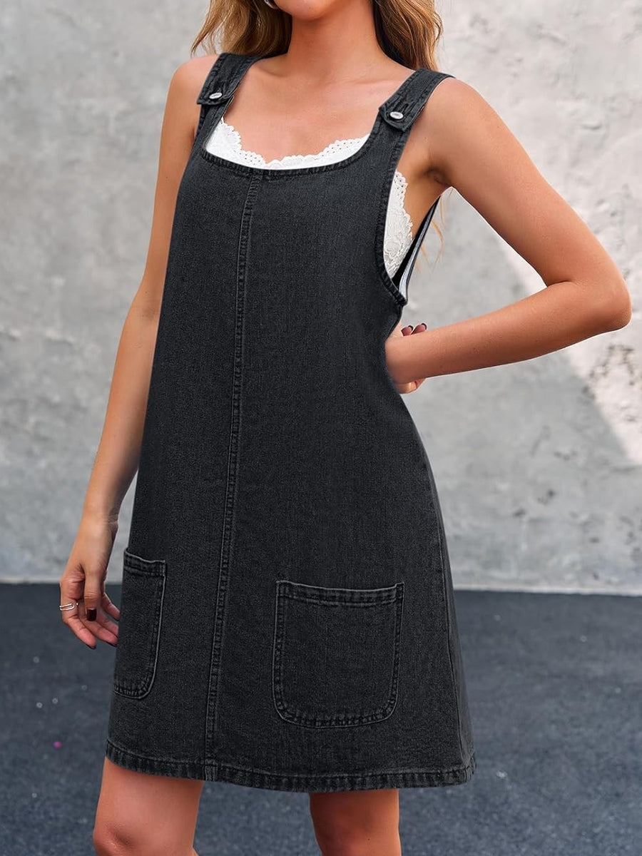 Robe Salopette Angèle en Jean