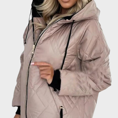 Marilou | Veste Matelassée à Capuche et Zip