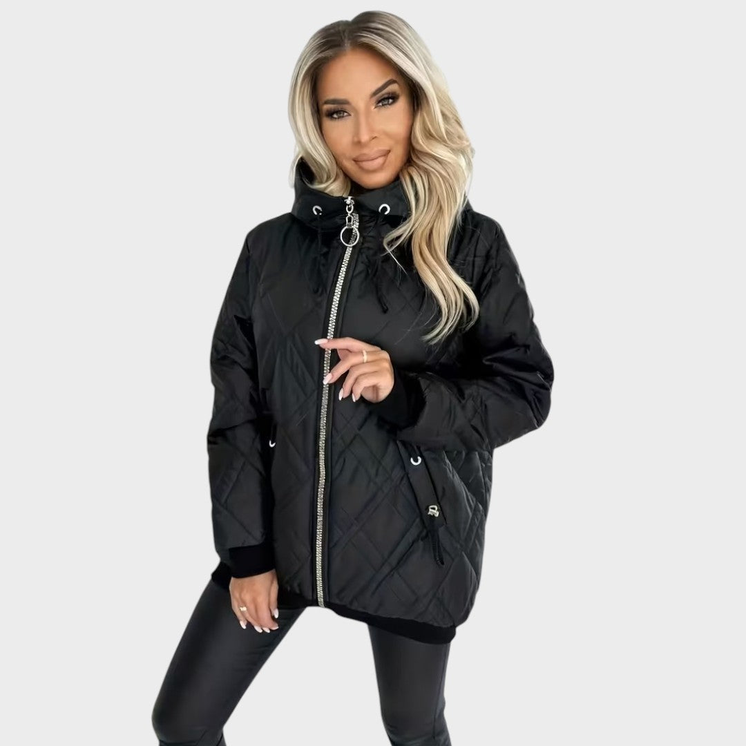 Marilou | Veste Matelassée à Capuche et Zip