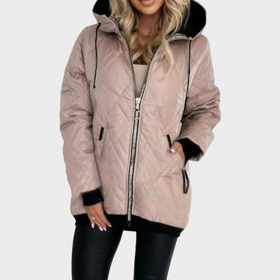 Marilou | Veste Matelassée à Capuche et Zip