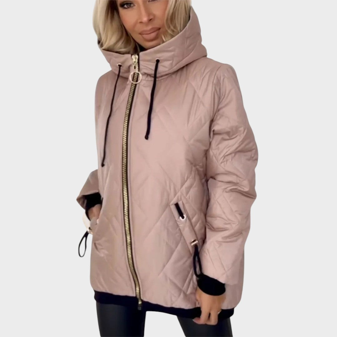 Marilou | Veste Matelassée à Capuche et Zip