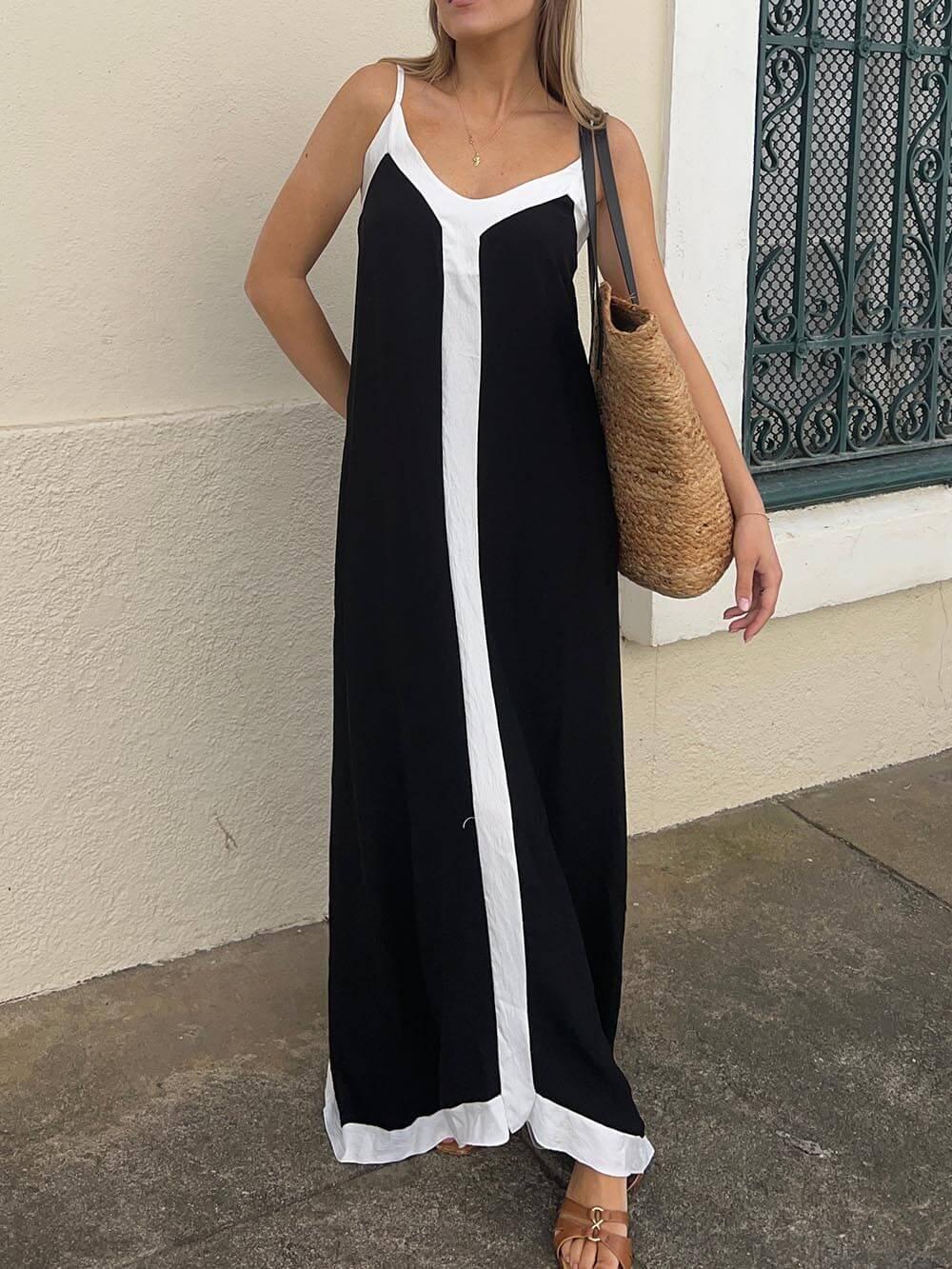 Sylvie | Robe Midi Bicolore