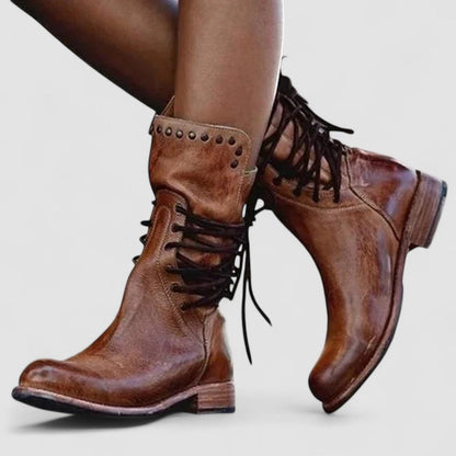 Sixtine | Bottes Western en Daim