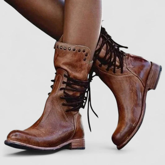Sixtine | Bottes Western en Daim