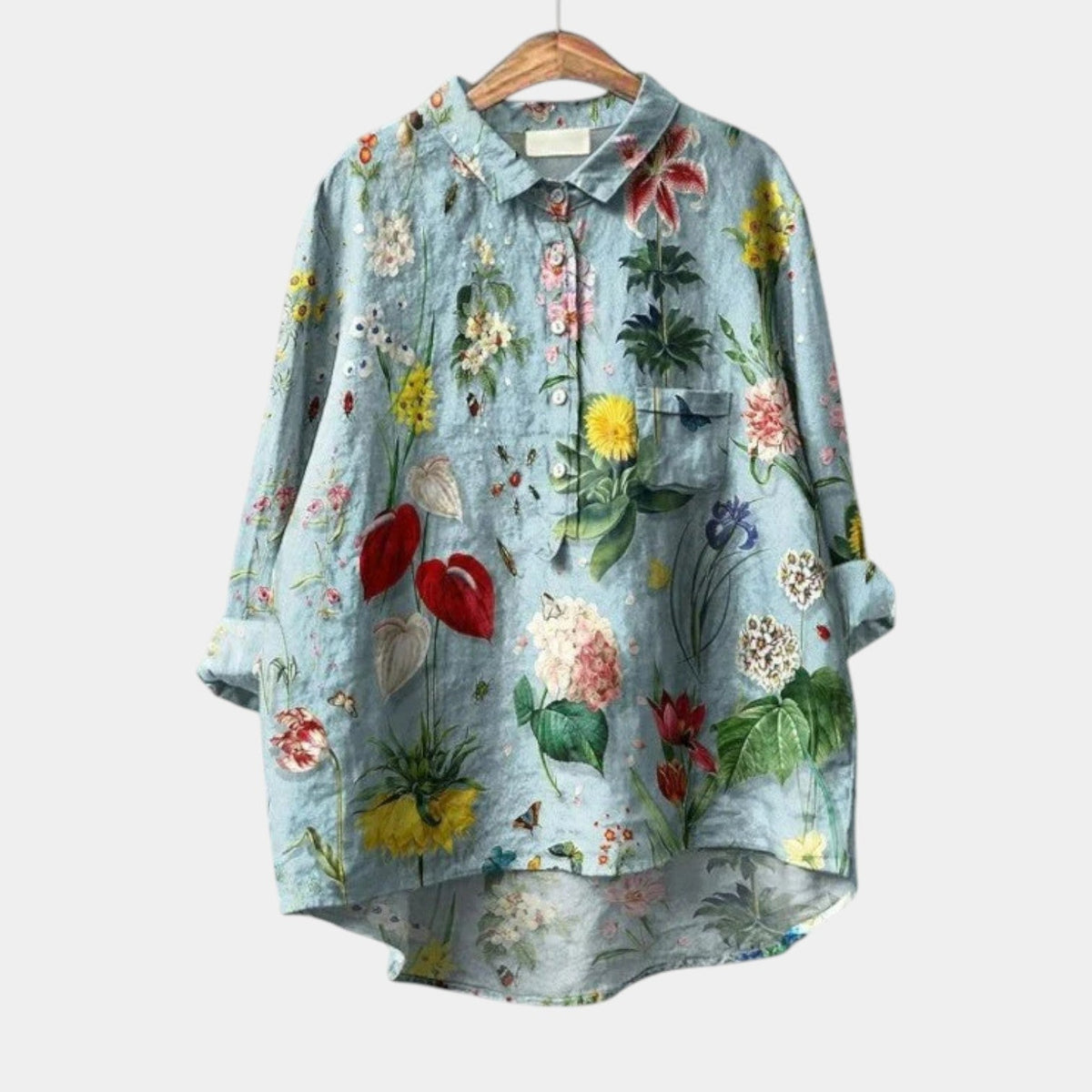 Mélusine | Blouse Botanique Fraise