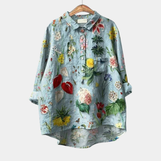 Mélusine | Blouse Botanique Fraise