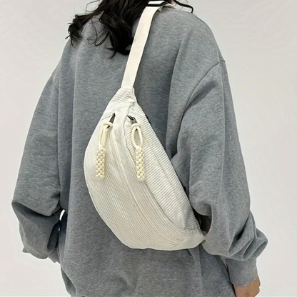 Perle | Sac à Bandoulière Velours Côtelé