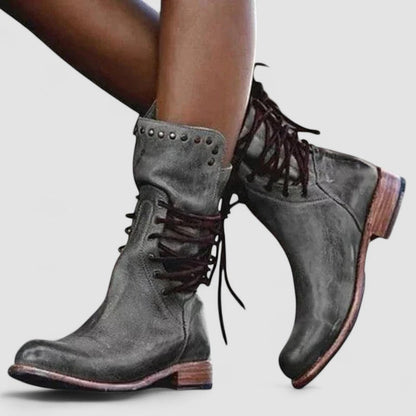 Sixtine | Bottes Western en Daim