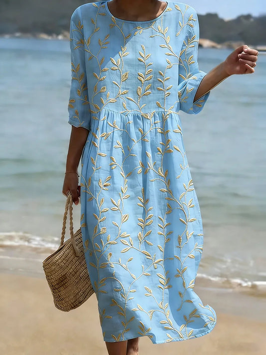 Robe Fleurie Décontractée – Zenith Moda