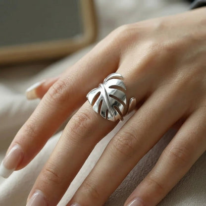 Bague Feuille de Monstera