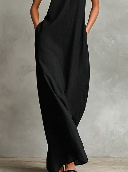 Catherine | Robe longue minimaliste