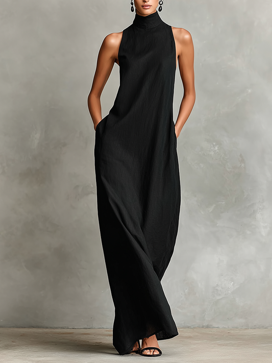 Catherine | Robe longue minimaliste
