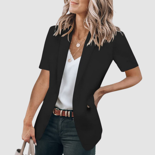 Dorine | Blazer Moderne à Manches Courtes