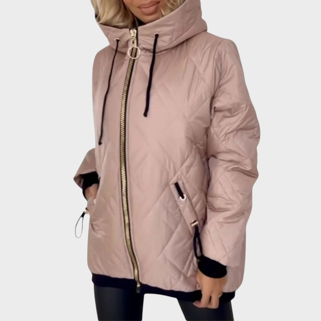 Marilou | Veste Matelassée à Capuche et Zip
