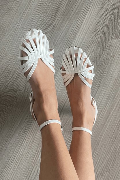 Victorine | Sandales Bijou Dorées