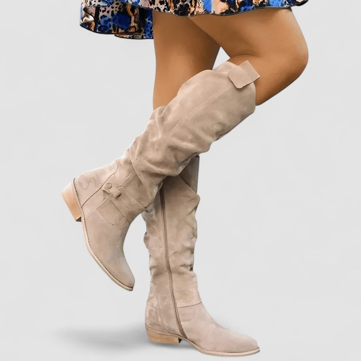 Adalgise | Bottes d'équitation souples montant jusqu'aux genoux