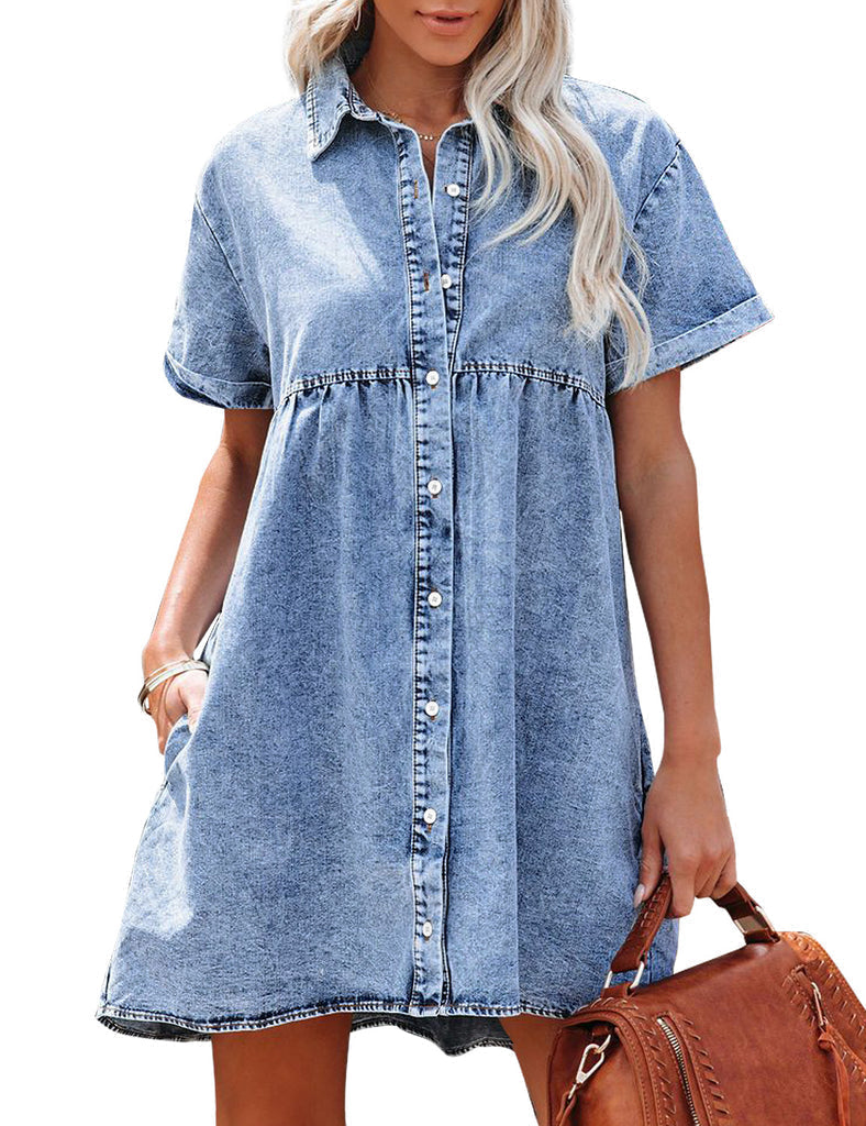 Robe Chemise Grâce en Jean