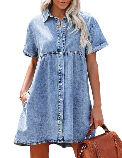 Robe Chemise Grâce en Jean