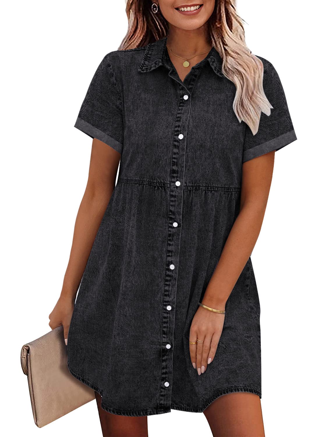 Robe Chemise Grâce en Jean