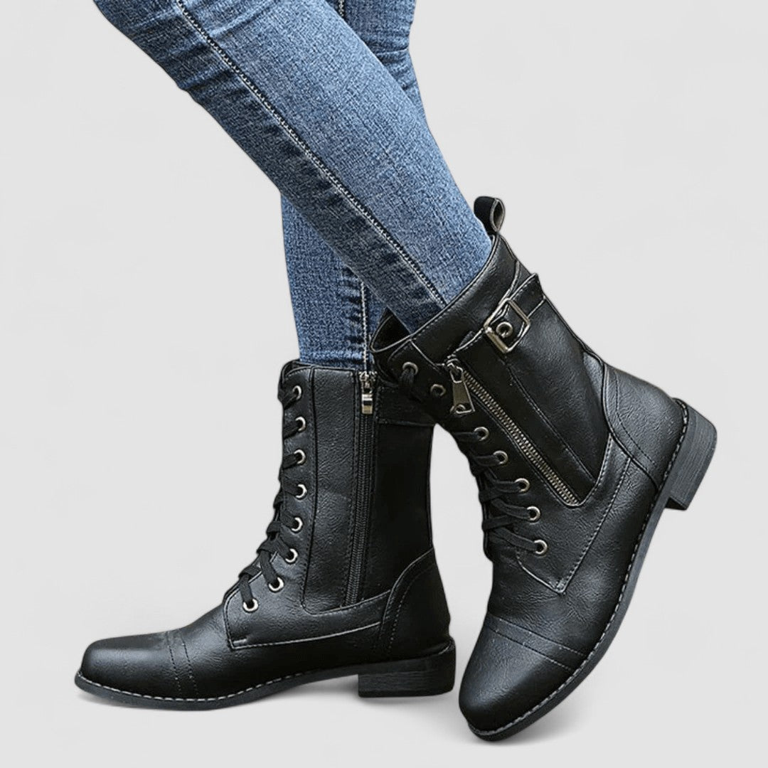 Aliette | Bottes western à boucles