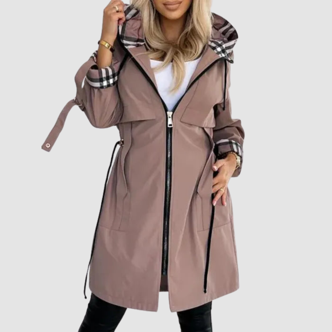 Bertrande | Manteau Imperméable Zippé