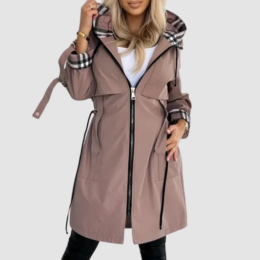 Bertrande | Manteau Imperméable Zippé