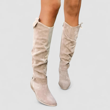 Adalgise | Bottes d'équitation souples montant jusqu'aux genoux