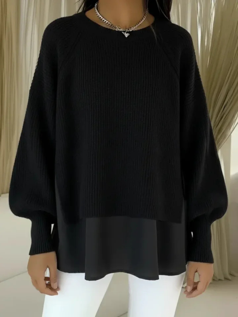 Camille | Pull Effet Deux Pièces