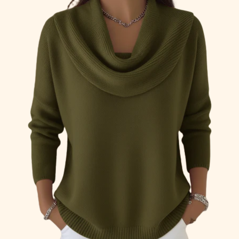 Juliette | Pull au Col Drapé