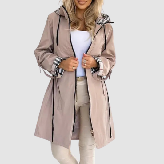 Bertrande | Manteau Imperméable Zippé