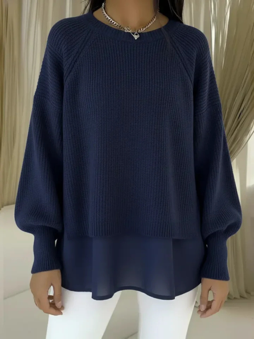 Camille | Pull Effet Deux Pièces
