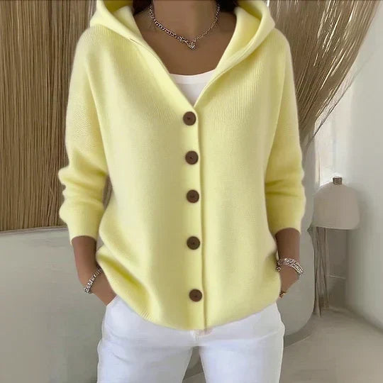 Rosalie | Veste en Maille à Capuche