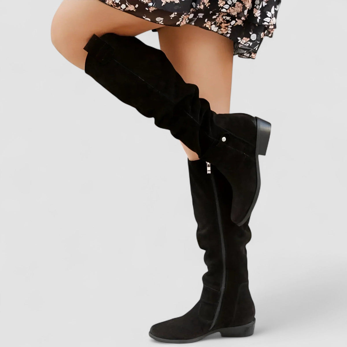 Adalgise | Bottes d'équitation souples montant jusqu'aux genoux