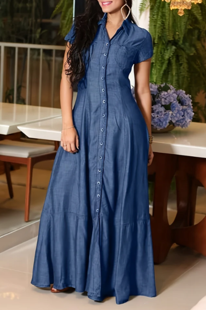 Robe Hermine Longue en Jean