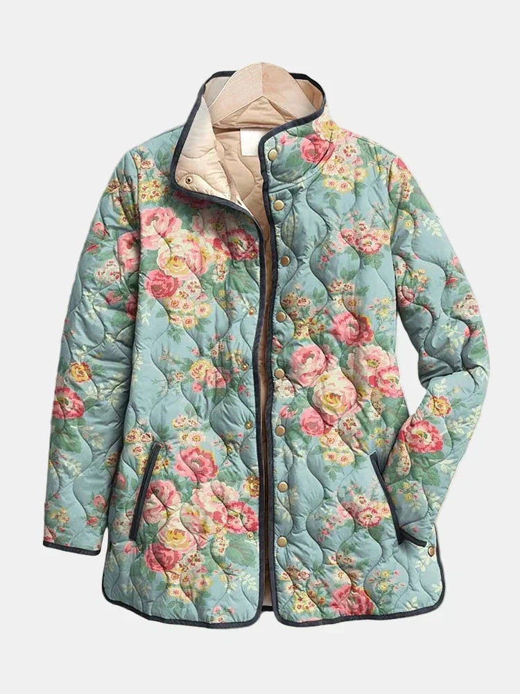 Elsa | Veste Matelassée Imprimé Floral
