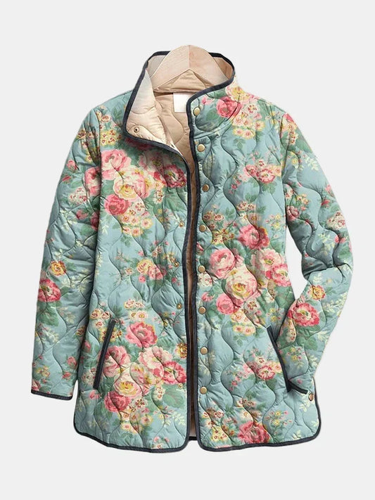Elsa | Veste Matelassée Imprimé Floral