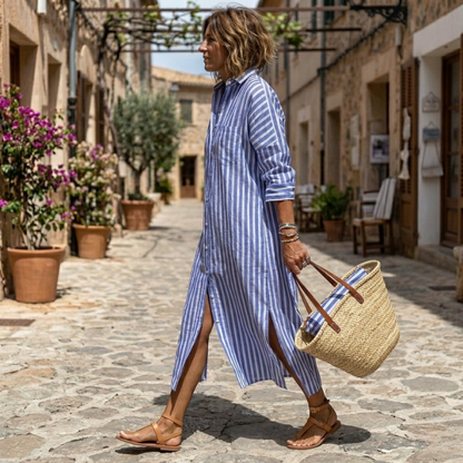 Willow | Élégante Robe d'Été Rayée