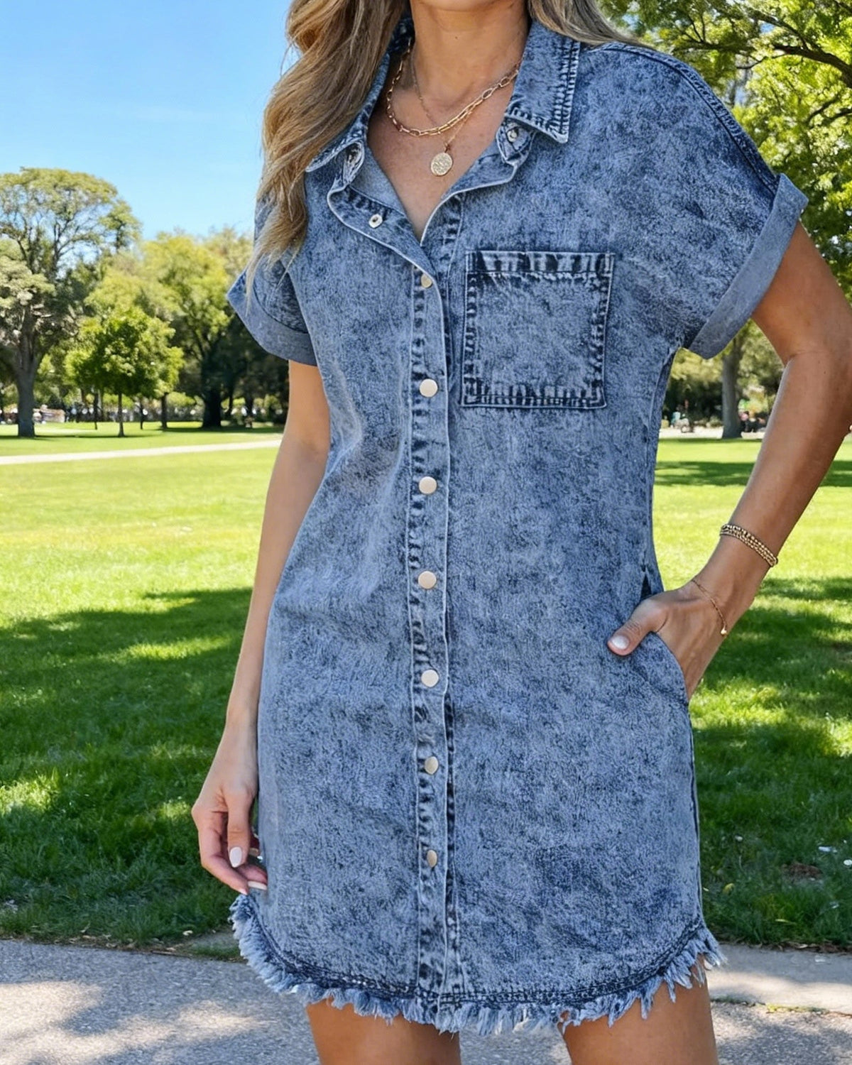 Robe Chemise Isabelle en Jean
