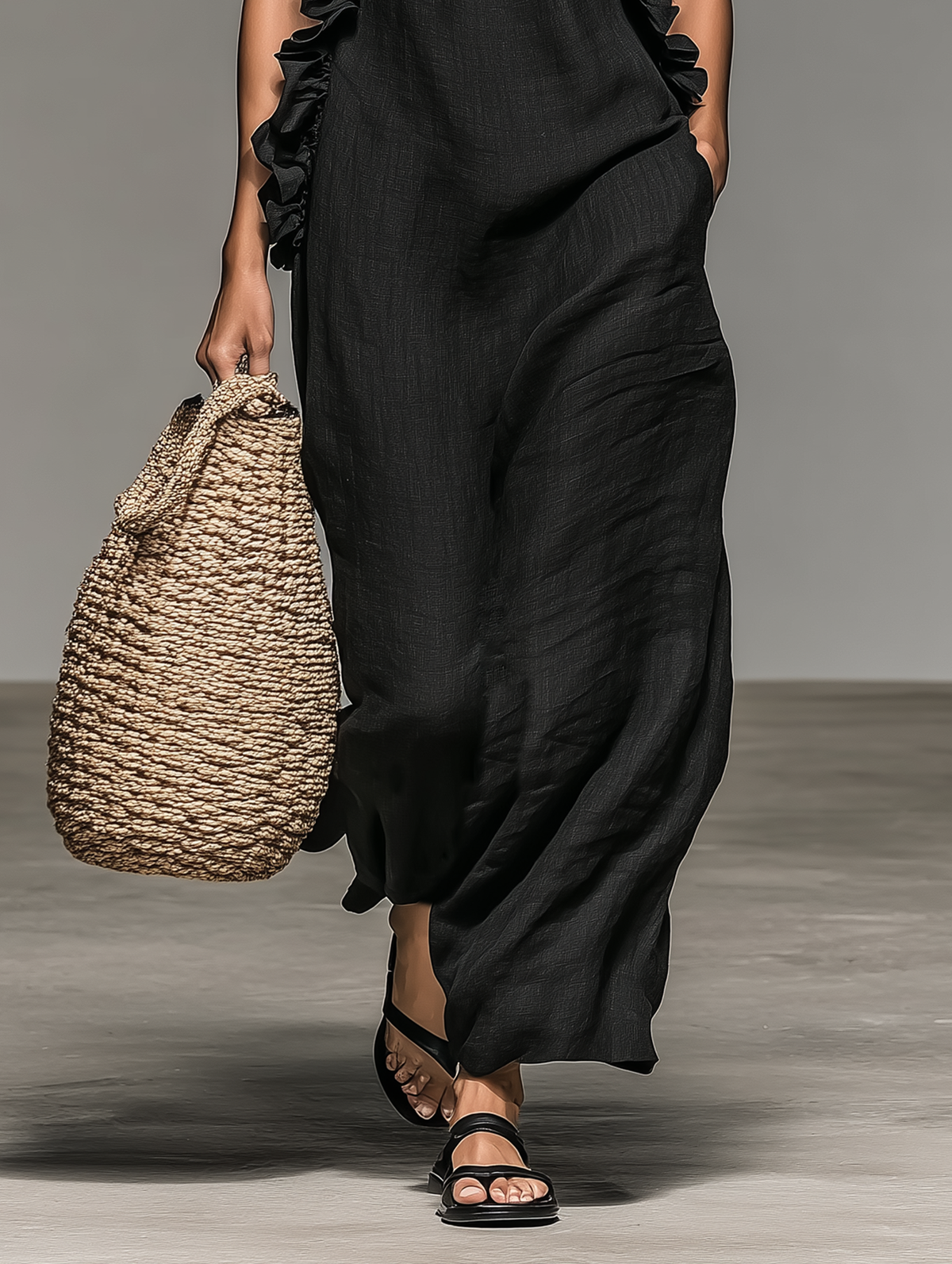 Laure | Robe Longue à Poches