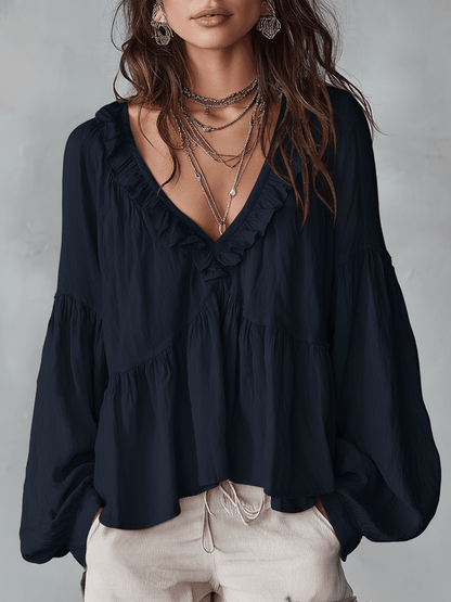 Chemisier Boho Salomé à Volants