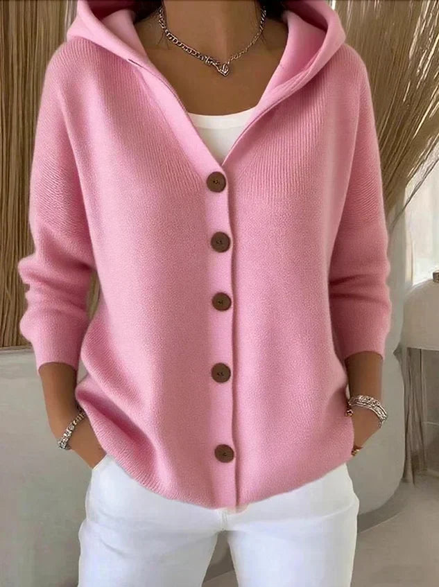 Rosalie | Veste en Maille à Capuche