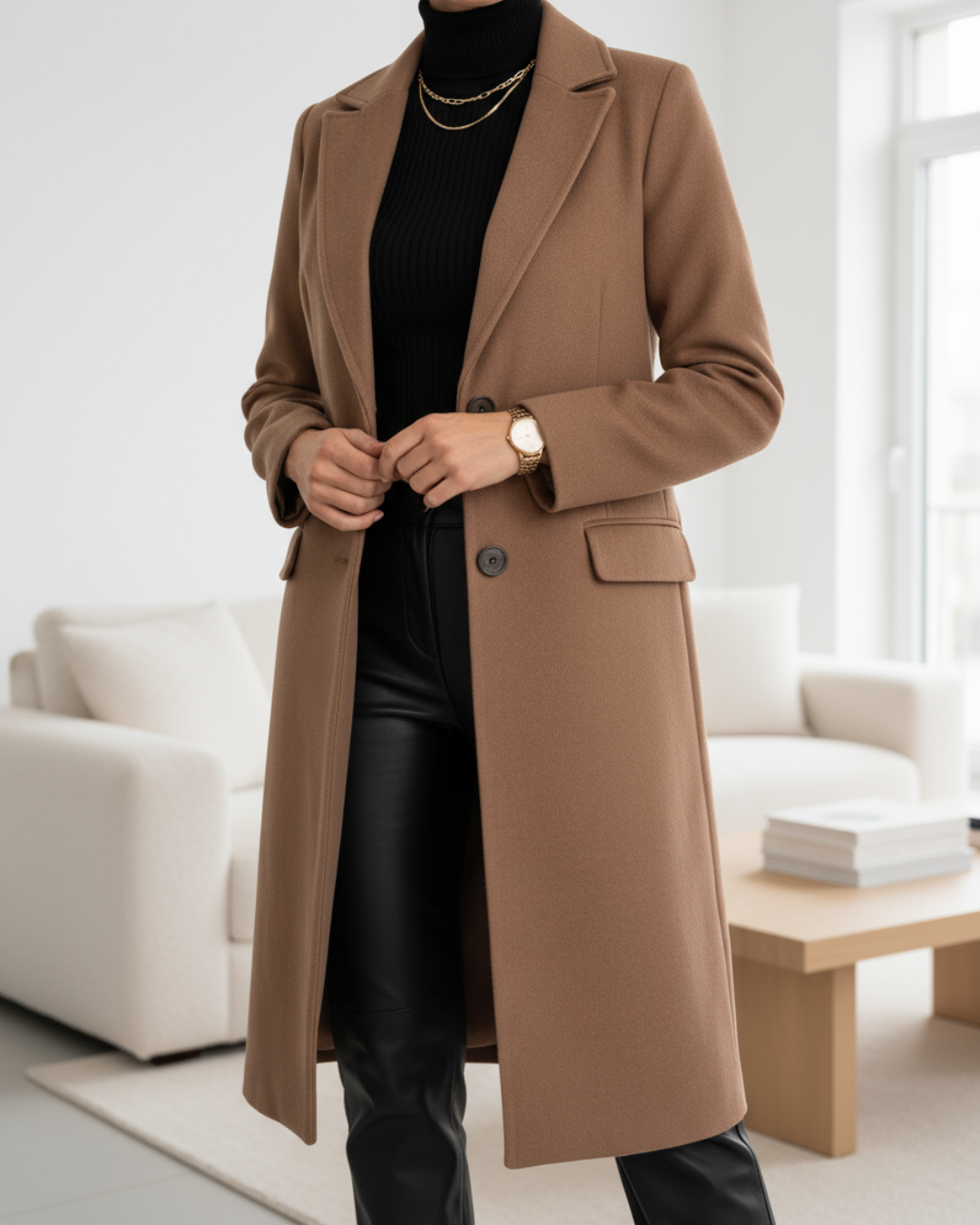 Anastasie | Long Manteau Élégant